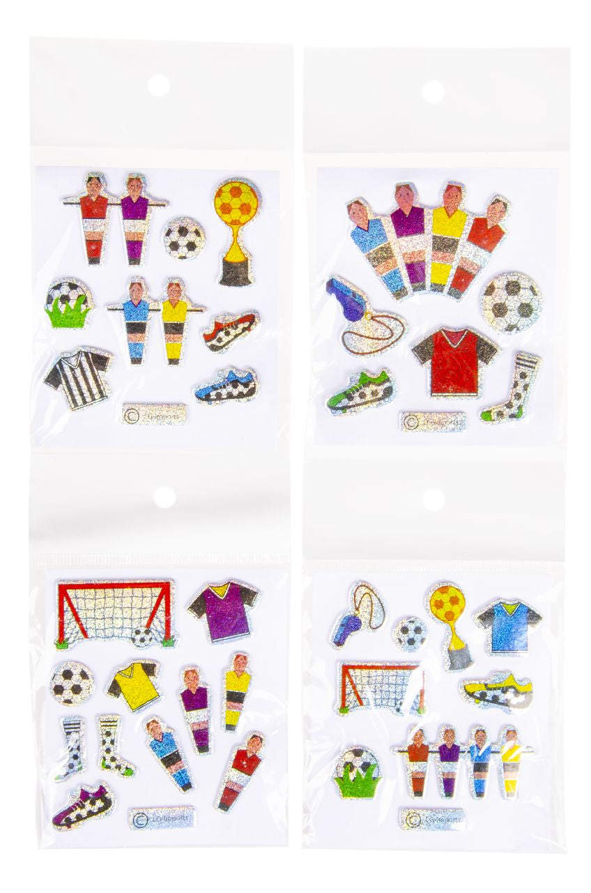 Shiny Football Stickers