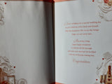 Daughter and Son In Law Simply Wonderful Wedding Day Opacity Card