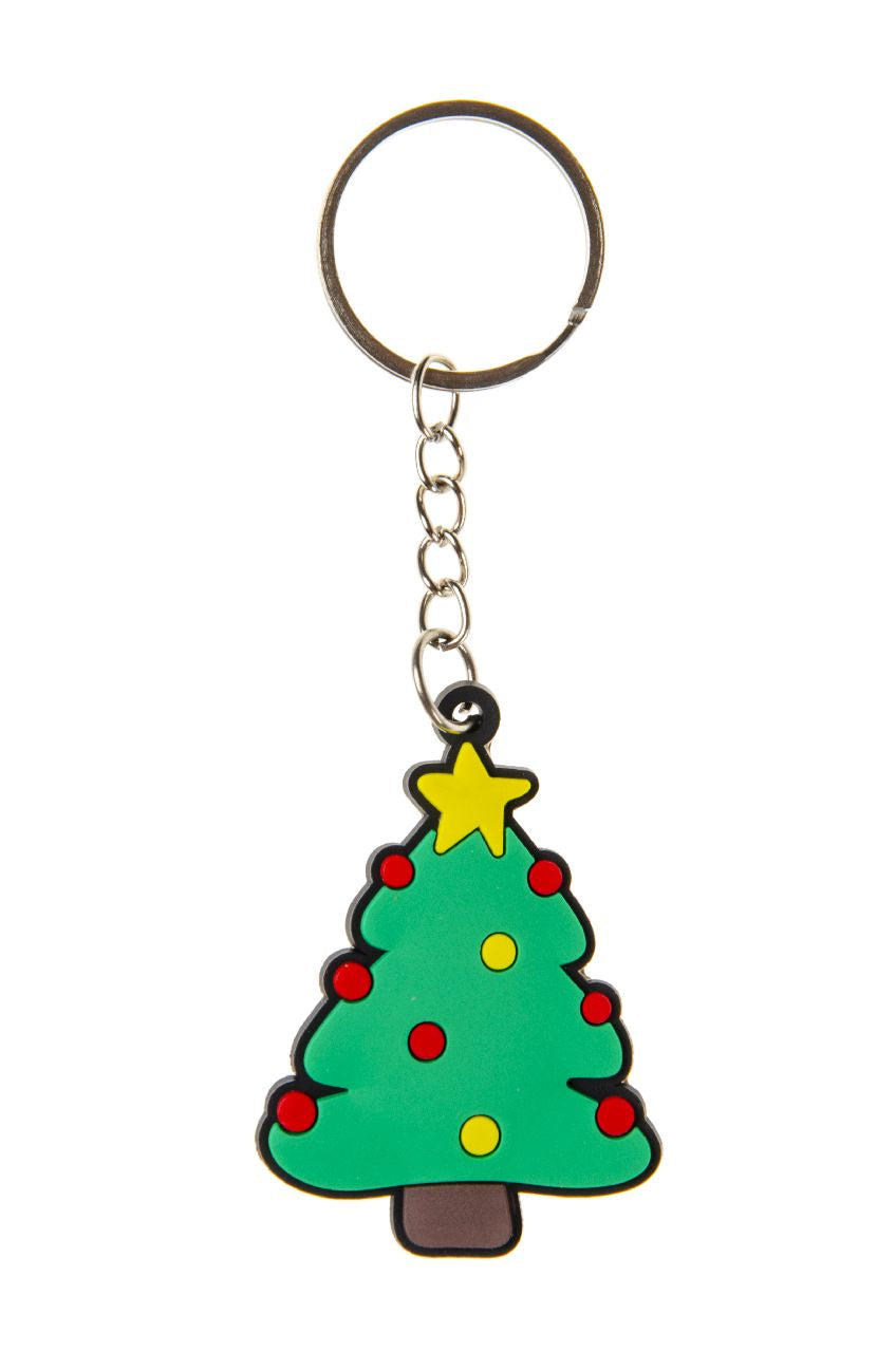 Single Christmas Keychain