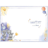 Bear With Cake Boyfriend Verse Birthday Card