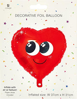 Smiley Heart Design Love You Presents Valentine's Day Balloon
