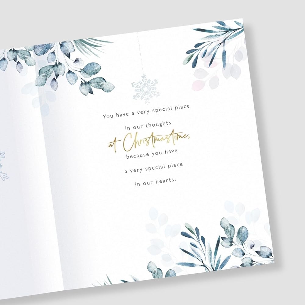 Elegant Design Thinking Of You Christmas Card