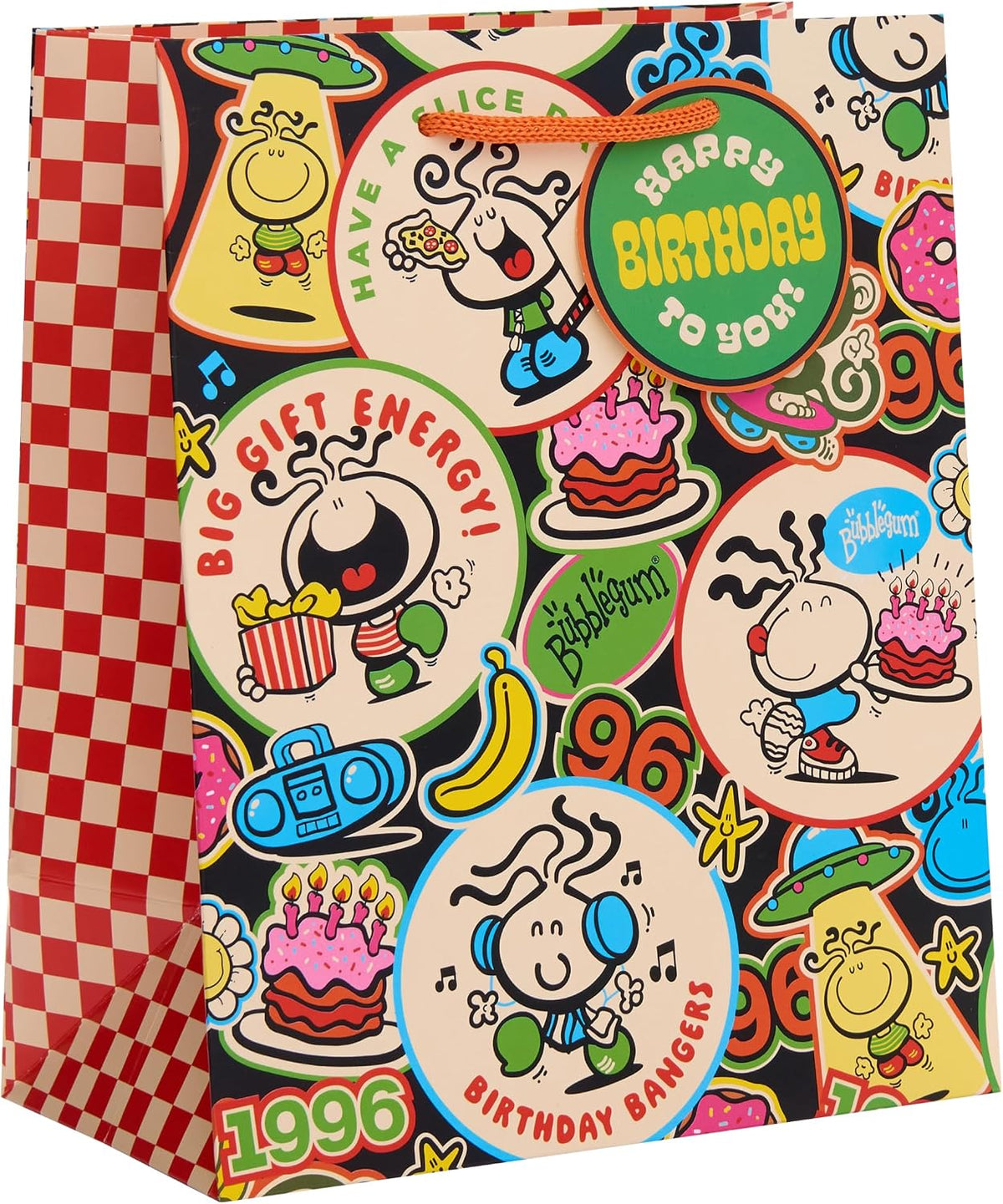 Character in Groovy Chick Design Large Gift Bag for All Occasions