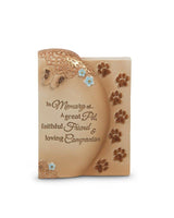 Pavilion Gift Company 19053 Light Your Way Memorial Faithful Friend Plaque, 4-Inch