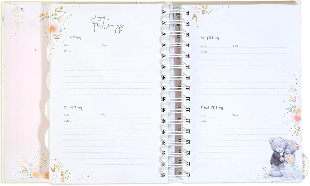 Me to You Wedding Planner & Wedding Organiser, 12 Month Checklist, Hardback Signature Collection