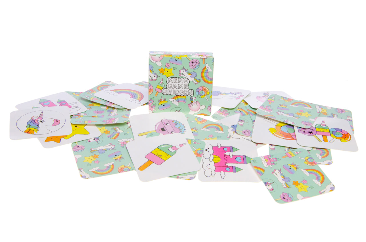 Unicorn Mini Memory Game 28 Cards