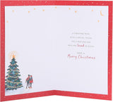 Cottage in the Snow Design Mam & Dad Christmas Card