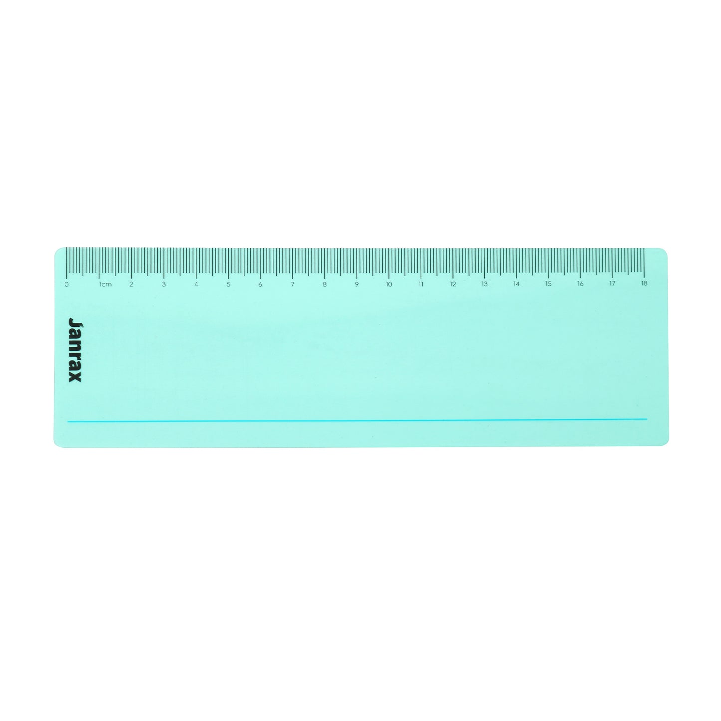 Pack of 8 Cyan 191x70mm Dyslexia Overlay Reading Rulers – PET Material, Rounded Corners