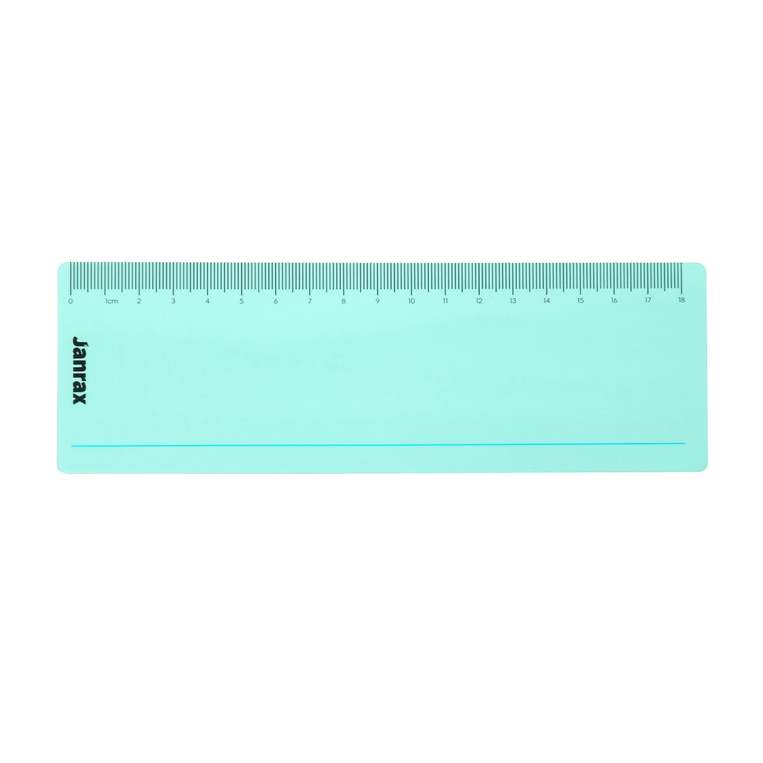 Pack of 8 Cyan 191x70mm Dyslexia Overlay Reading Rulers – PET Material, Rounded Corners
