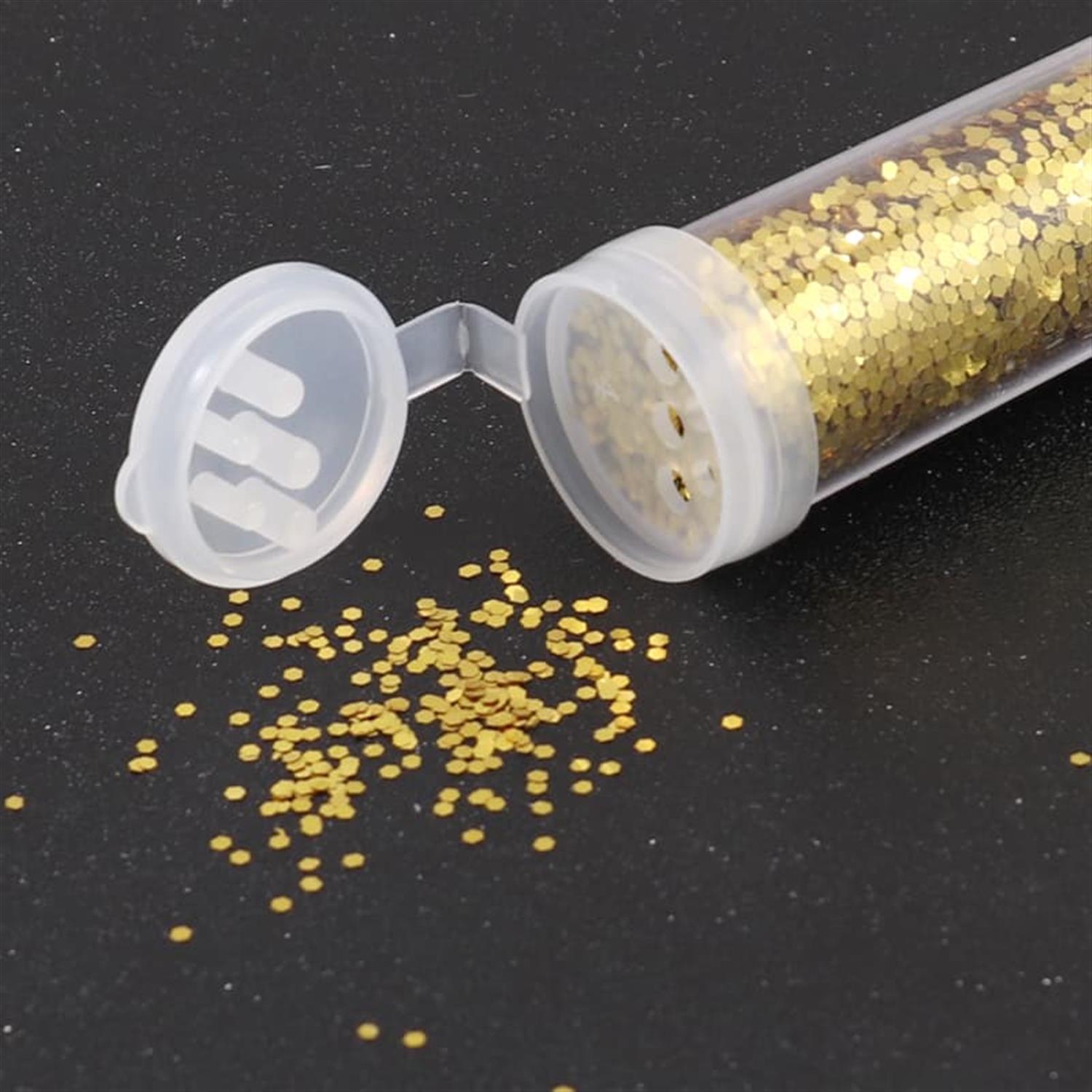 Pack of 6 Shaker Jar Holographic Glitter 7g
