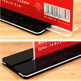 Vertical Design T-Shape Acrylic Sign Holder 10 x 15cm