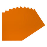Pack of 20 A2 Bristol Board Orange Red Colored Craft Papers 230gsm