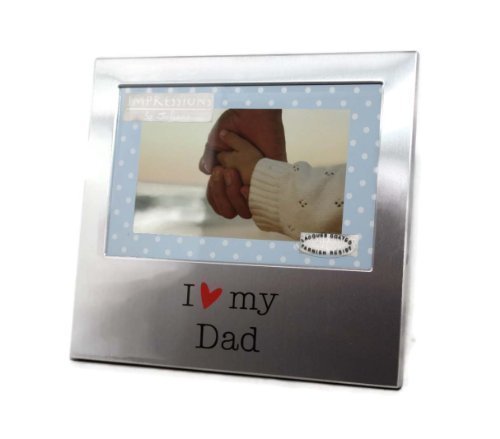 I Love My Dad 6" x 4" Aluminium Frame - FA518D {DC}