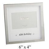 Juliana S/P Small Box Frame/Printed Mount - 40th Birthday