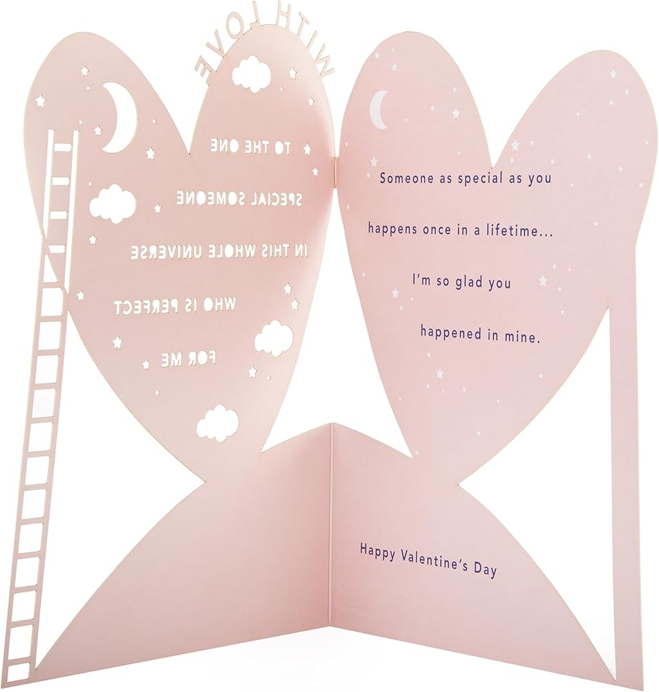 Moon & Stars Design Someone Special Valentine's Day Card