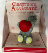 Classroom Assistant Captioned JoJo Giraffe Resin Figurine Elliot and Buttons {DC}