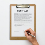 A4 Quality Wooden Clipboard with Hanging Hole