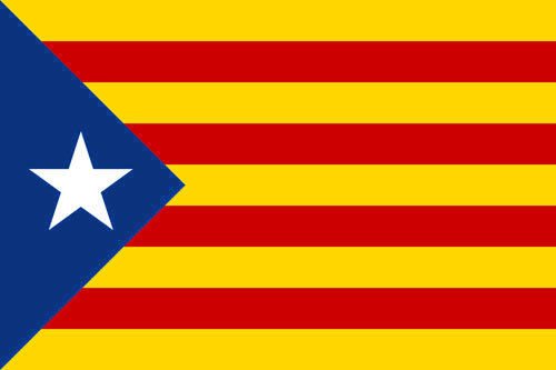 Estelada Catalunya Flag 5ft X 3ft