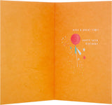 Contemporary Embossed Illustrated Bear Design 30th Birthday Card