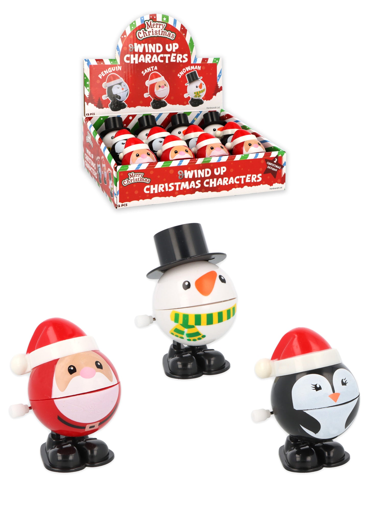 Clockwork Wind Up Christmas Characters (6.5cm) 