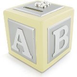 BUTTON CORNER SILVER PLATED MONEY BOX