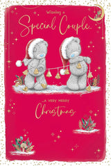 Bears And Bells Special Couple Christmas Card 