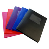 A5 Purple Flexible Cover 10 Pocket Display Book