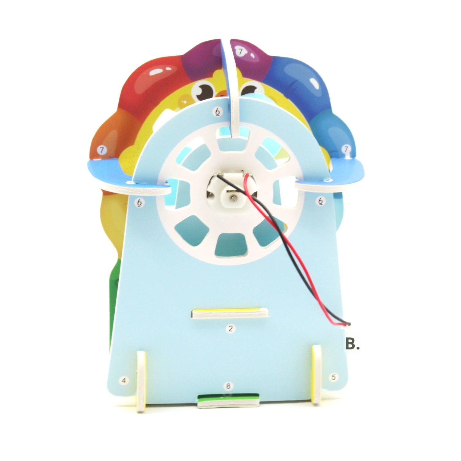 Mini Fan DIY Mechanical Ferris‑Wheel Stem Toy with Instruction Book