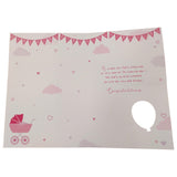 On the Christening of your Baby Girl Balloon Boutique Greeting Card