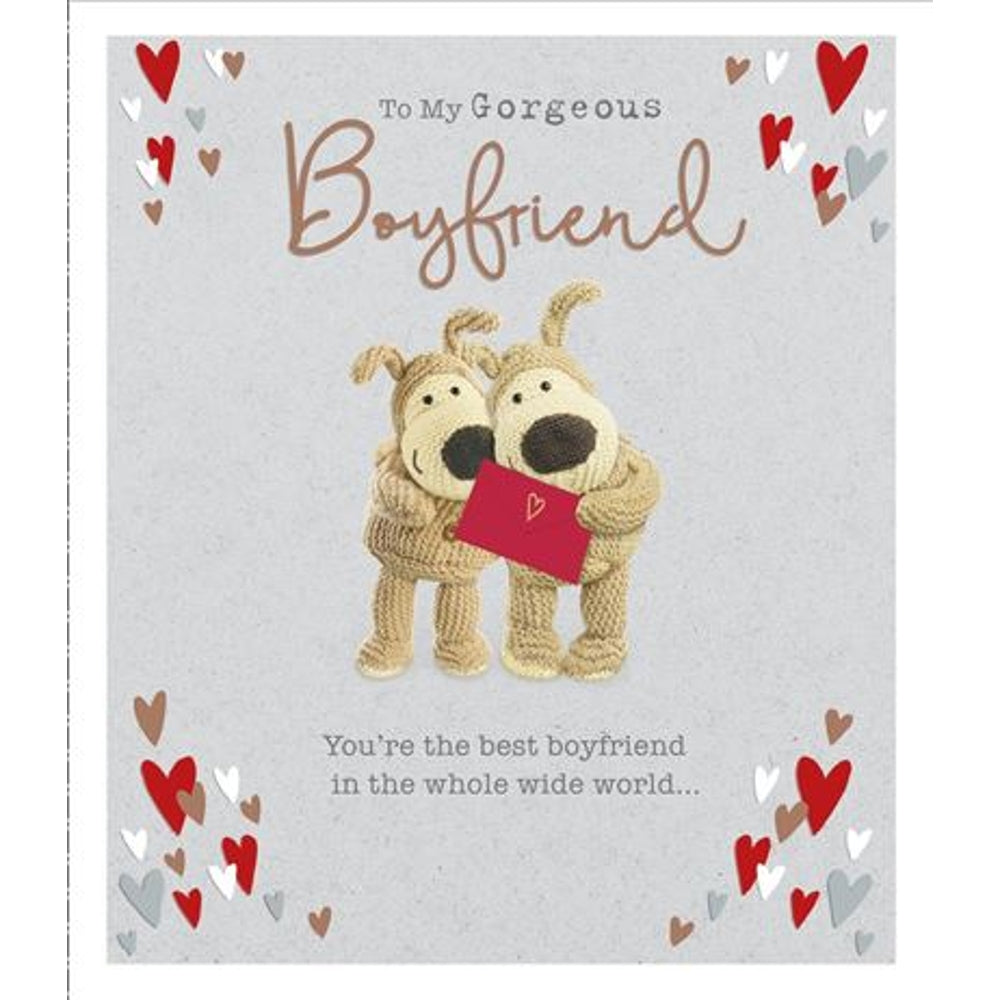 Boofles with Envelope Boyfriend Valentine's Day Card 
