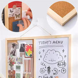 Dual‑Purpose Organizational Board 40 × 60 cm – Magnetic Whiteboard & Self‑Healing Cork Board