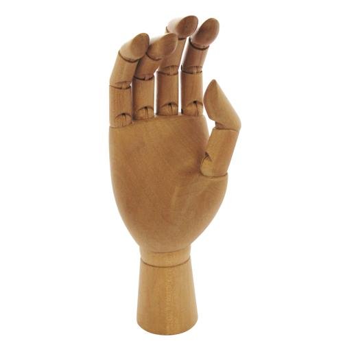 8" Artists/Shop Wooden Manikin Mannequin Hand (Child)