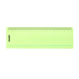 Pack of 8 Light Green 191x70mm Dyslexia Overlay Reading Rulers – PET Material, Rounded Corners