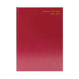 Janrax 2026-2027 A4 Week To View Burgundy Academic Diary