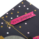 Hallmark 25499249 Medium Girlfriend Christmas Card 'Glitter Shaker' 