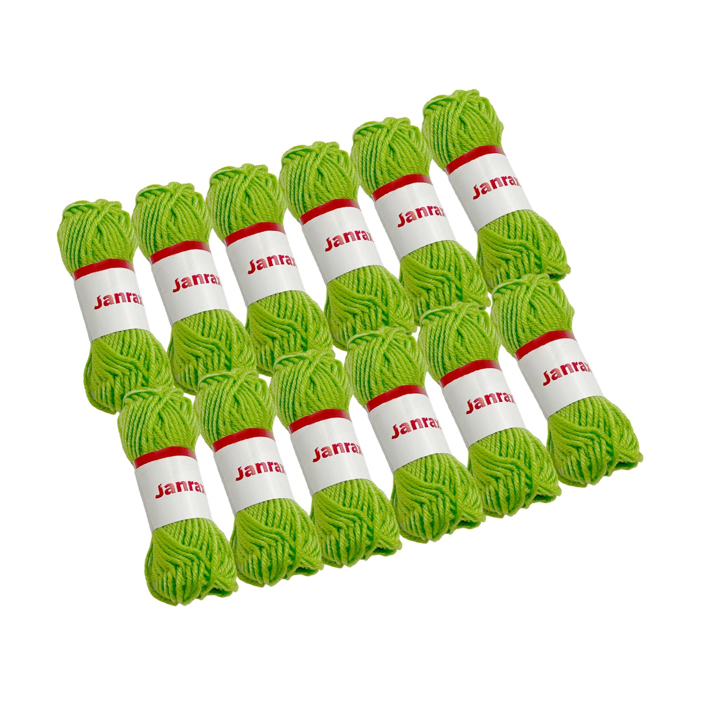 Light Green Acrylic Yarn Roll – 10g, 4 Strand 8 Ply Knitting Wool