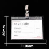 Box of 100 Name Badges -110x80mm