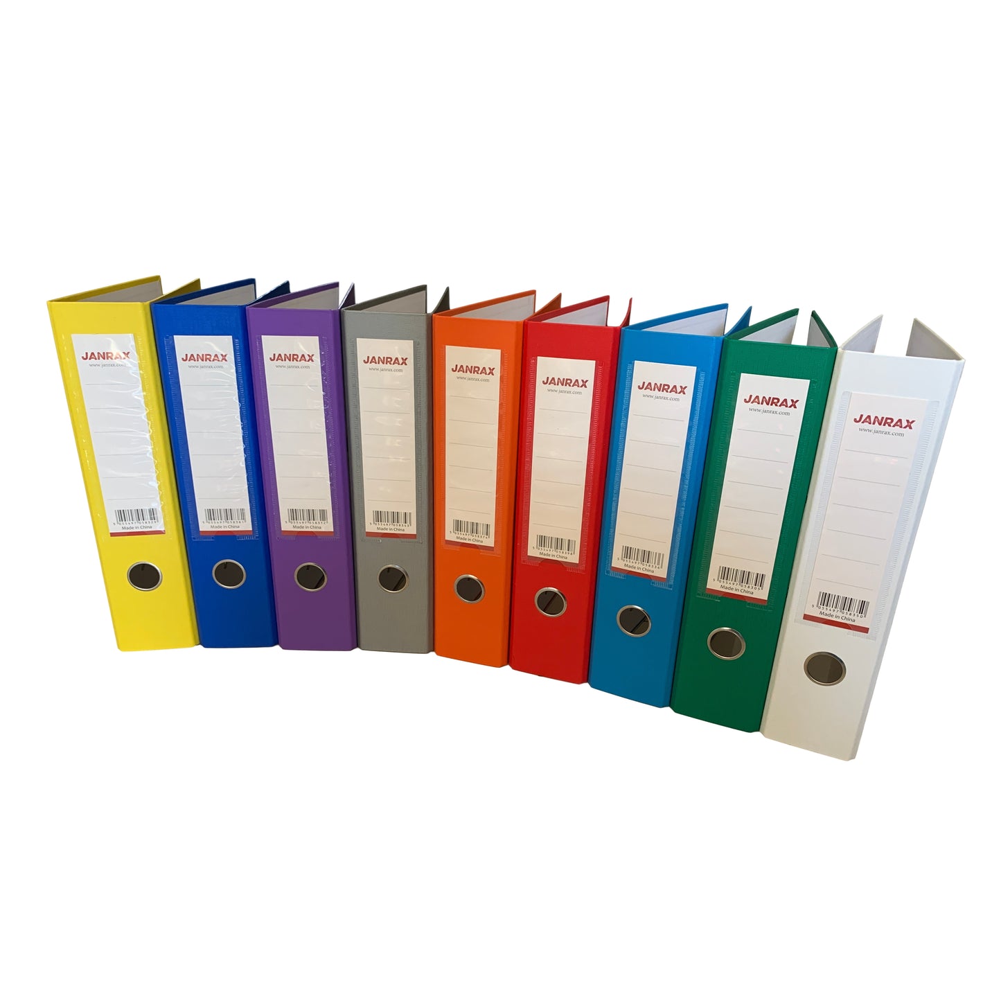 A4 Grey Paperbacked Lever Arch File by Janrax