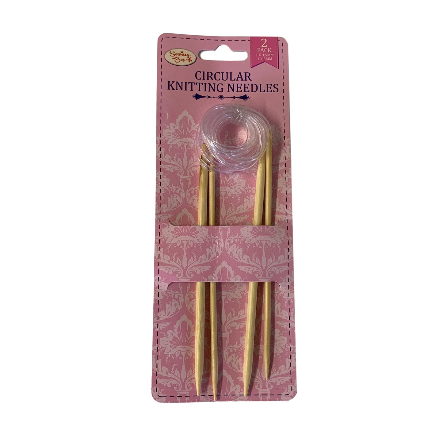 Pack of 2 Circular Bamboo Knitting Needles {DC}