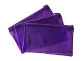 8x5" Frosted Purple Pencil Case - See Through Exam Clear Translucent
