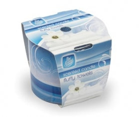 Pan Aroma Straight Edge Sleeve Wrap Candle - Fluffy Towels