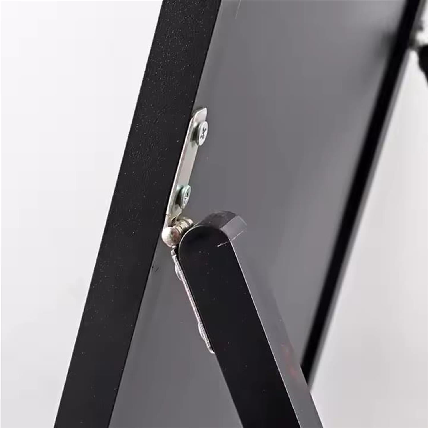 Aluminum Frame LED Writing Board – 70×50 cm Illuminated Display with Tempered Glass Panel