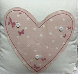 Heart Floral Design Pillow Cushion {DC}