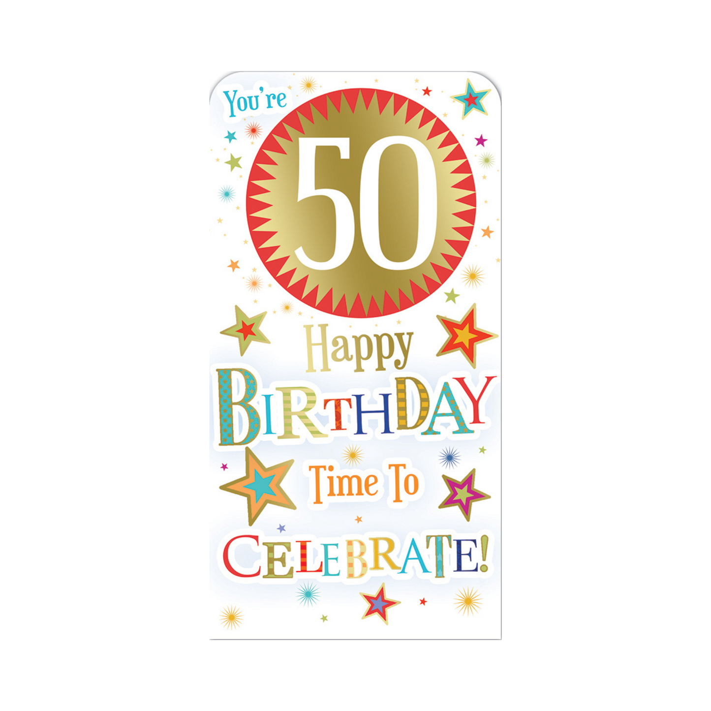 Time To Celebrate Age 50th Birthday Luxury Gift Money Wallet Card