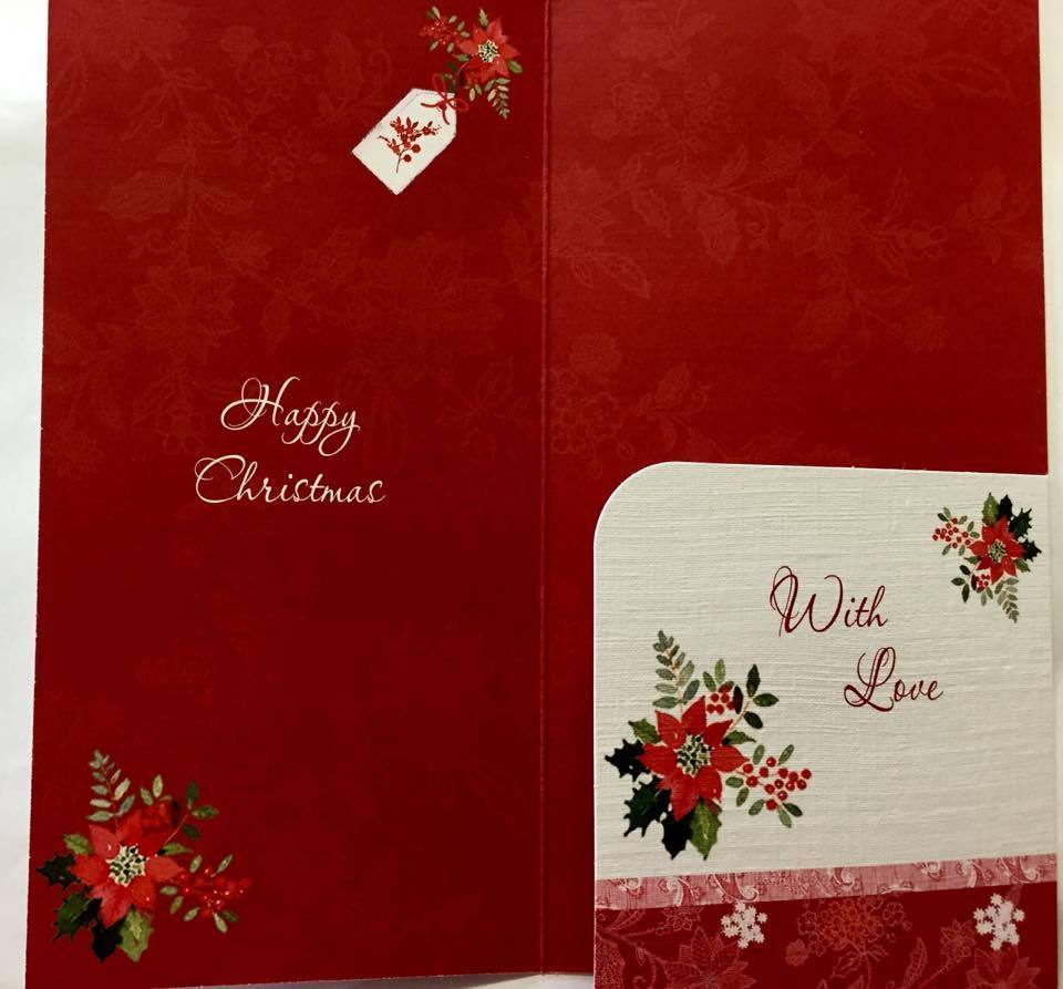 MUM - TRADITIONAL CHRISTMAS MONEY GIFT PRESENT GREETING CARD 