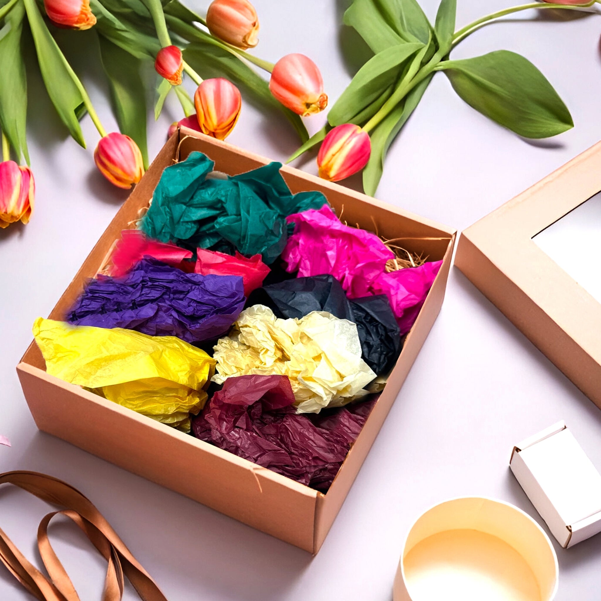 Pack of 10 Wine Colour Acid Free 50 x 70cm Tissue Paper Sheets