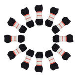 Pack of 5 Black Acrylic Yarn Rolls – 10g each, 4 Strand 8 Ply Knitting Wool