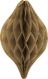 Pack of 3 Modern Christmas Assorted Mini Ornament Honeycomb Decorations
