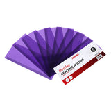 Pack of 8 Purple 191x70mm Dyslexia Overlay Reading Rulers – PET Material, Rounded Corners