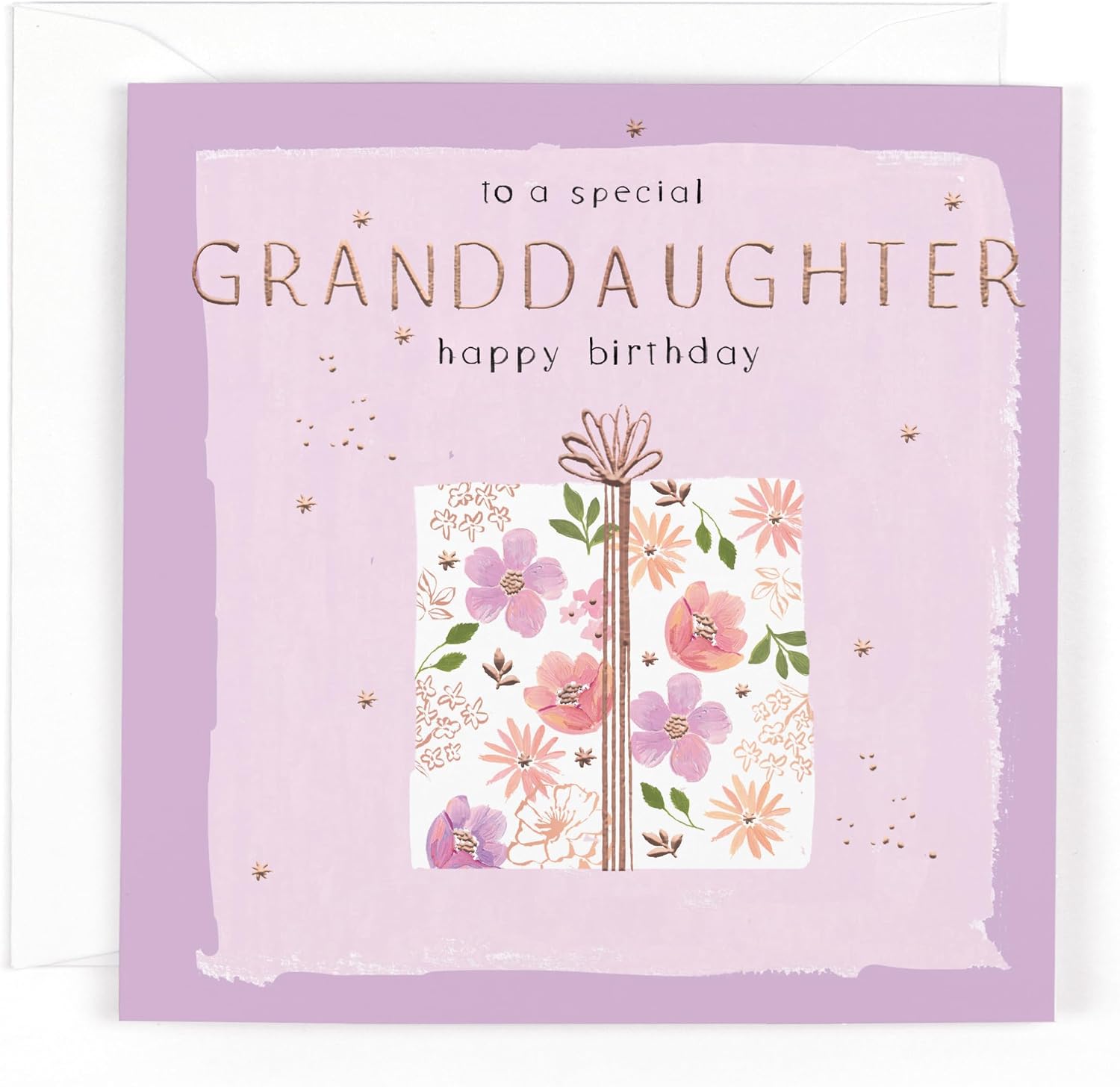 Contemporary Design Present Luxury Special Granddaughter Birthday Card